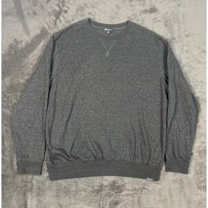 EDDIE BAUER Sweater Mens XL Outdoor Outfitter Cotton Pullover Jumper Gray HK VTG